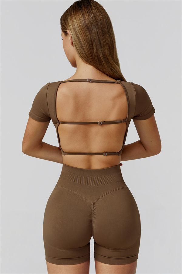 The Reign Crop Top Shorts 2-Piece Set