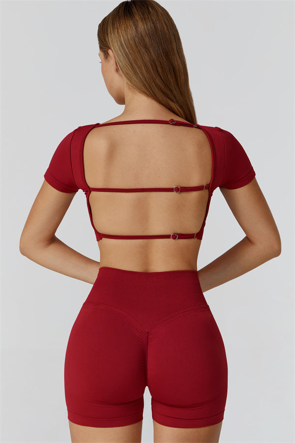 The Reign Crop Top Shorts 2-Piece Set