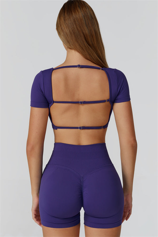 The Reign Crop Top Shorts 2-Piece Set