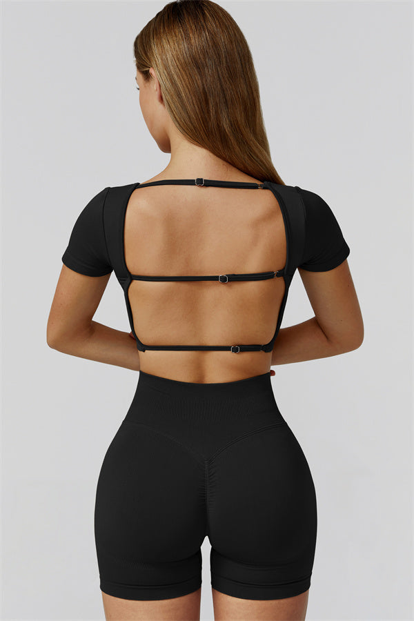 The Reign Crop Top Shorts 2-Piece Set