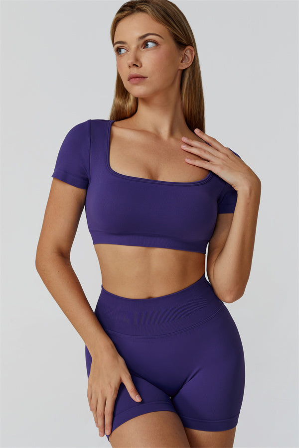 The Reign Crop Top Shorts 2-Piece Set