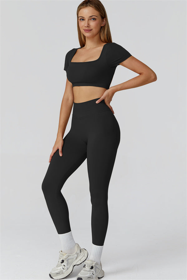 The Reign Crop Top Leggings 2-Piece Set