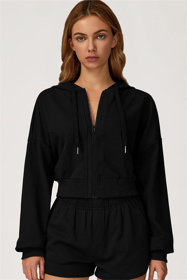 The Glacier Crop Hoodie Pants 2-Piece Set