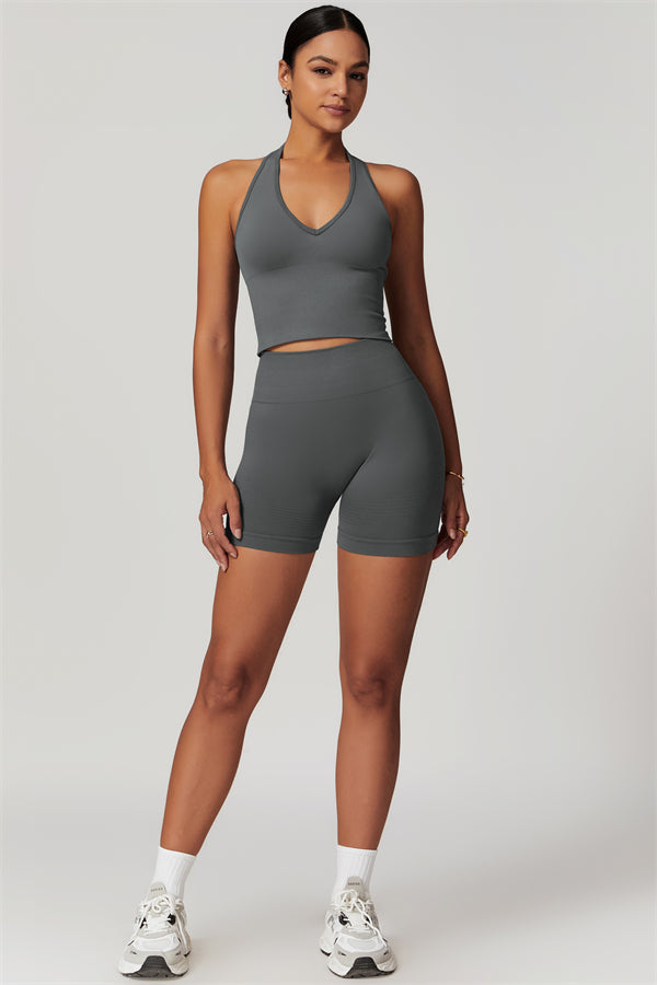 The Delight Halter Top Shorts 2-Piece Set