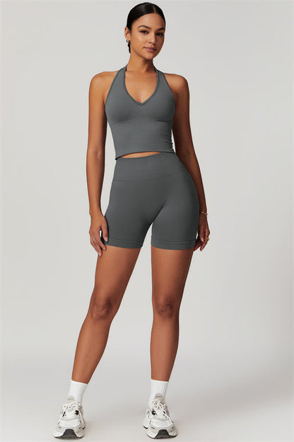The Delight Halter Top Shorts 2-Piece Set