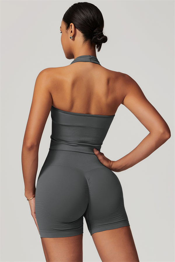 The Delight Halter Top Shorts 2-Piece Set