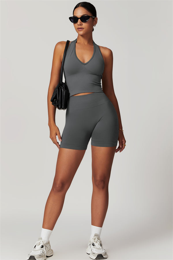 The Delight Halter Top Shorts 2-Piece Set