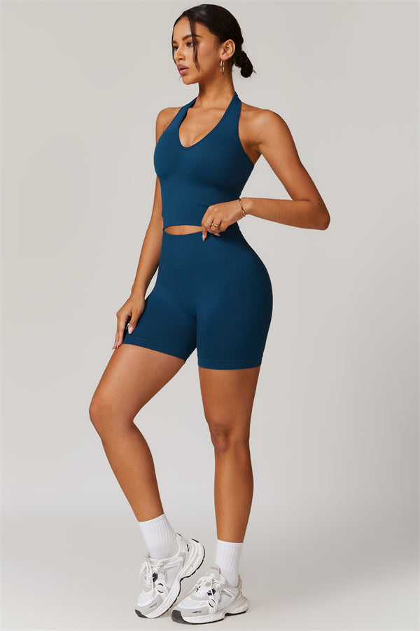 The Delight Halter Top Shorts 2-Piece Set