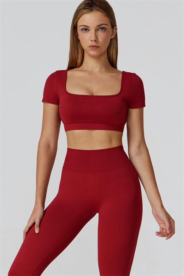 The Reign Crop Top Leggings 2-Piece Set