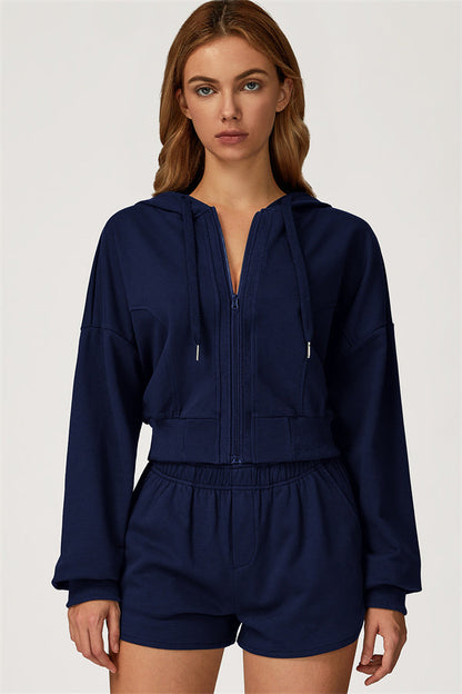 The Glacier Crop Hoodie