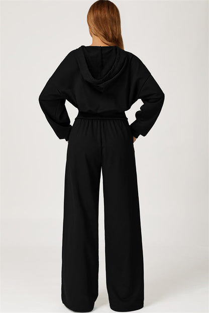 The Glacier Crop Hoodie Pants 2-Piece Set