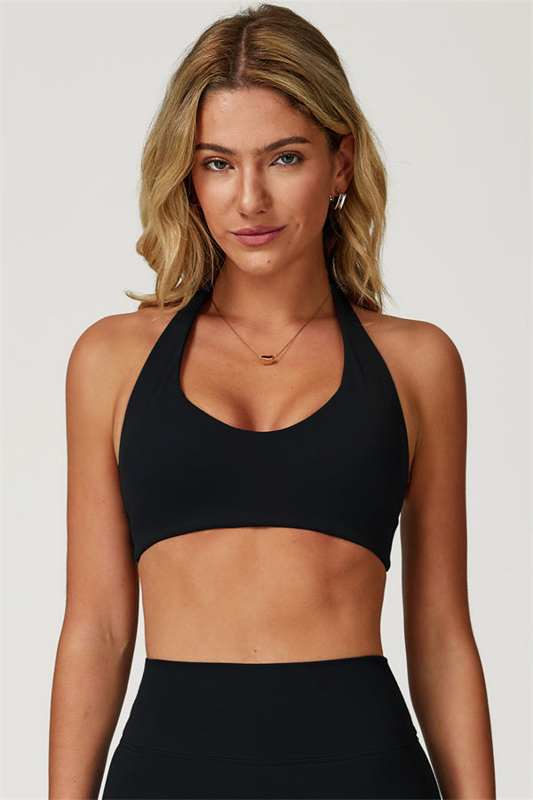 The Boost Halter Sports Bra