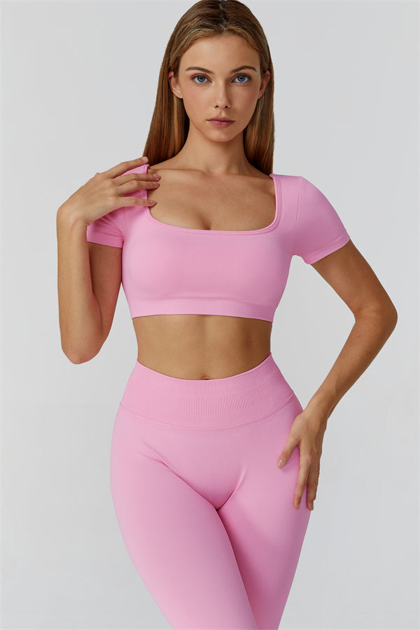 The Reign Crop Top Leggings 2-Piece Set