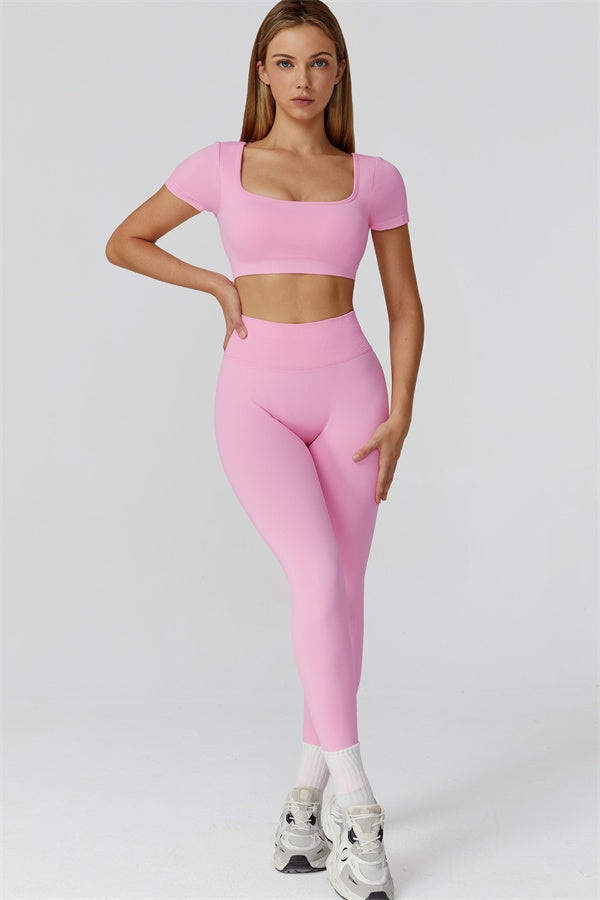 The Reign Crop Top Leggings 2-Piece Set