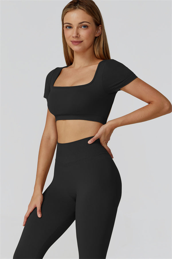 The Reign Crop Top Leggings 2-Piece Set