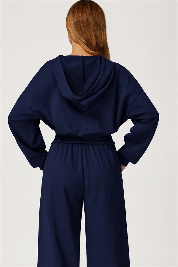 The Glacier Crop Hoodie Pants 2-Piece Set