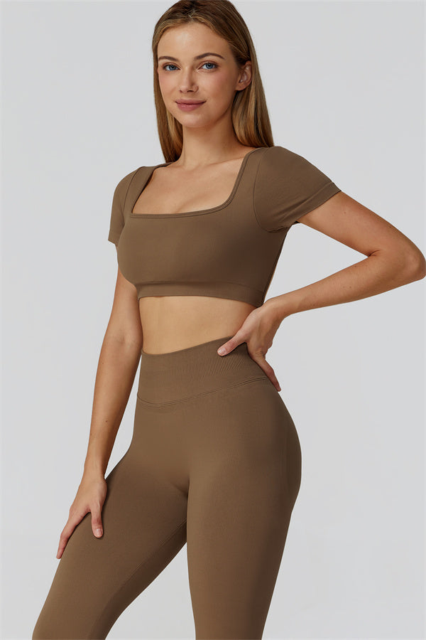 The Reign Crop Top Leggings 2-Piece Set