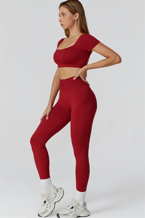 The Reign Crop Top Leggings 2-Piece Set