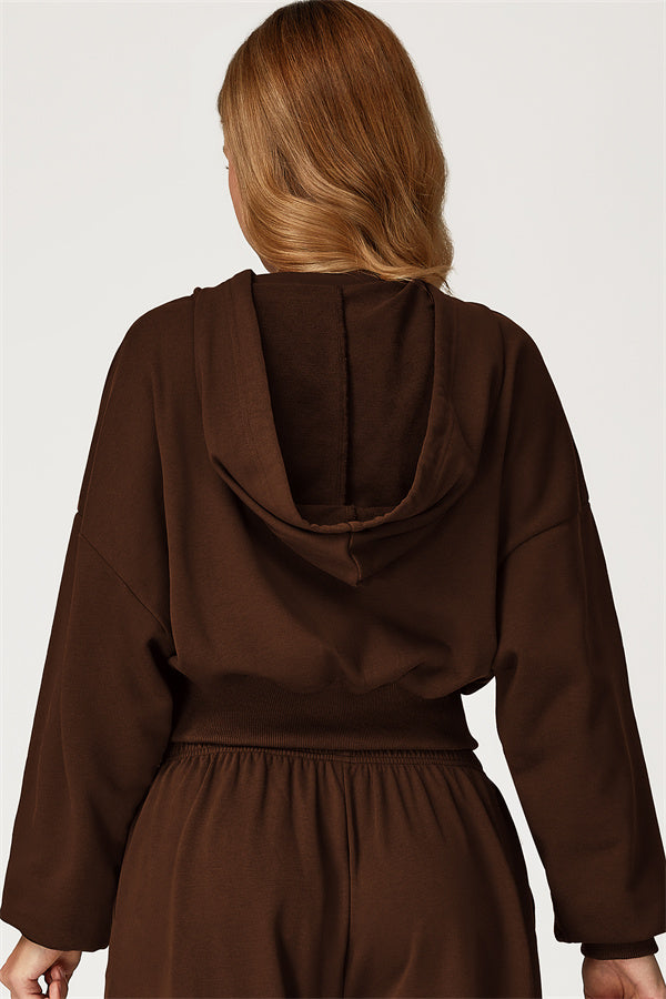 The Glacier Crop Hoodie Pants 2-Piece Set