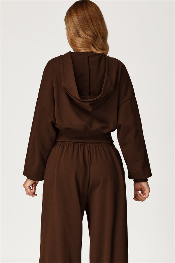 The Glacier Crop Hoodie Pants 2-Piece Set