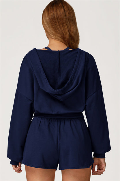 The Glacier Crop Hoodie