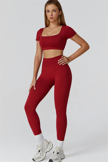 The Reign Crop Top Leggings 2-Piece Set