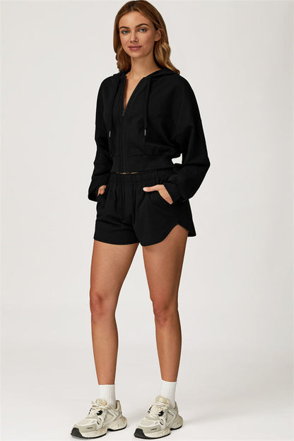 The Glacier Crop Hoodie