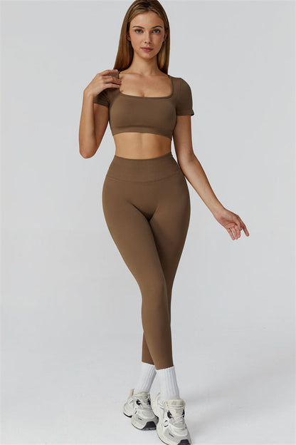 The Reign Crop Top Leggings 2-Piece Set