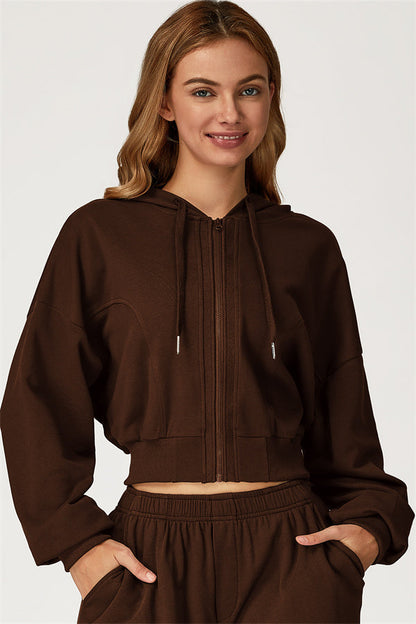 The Glacier Crop Hoodie Pants 2-Piece Set