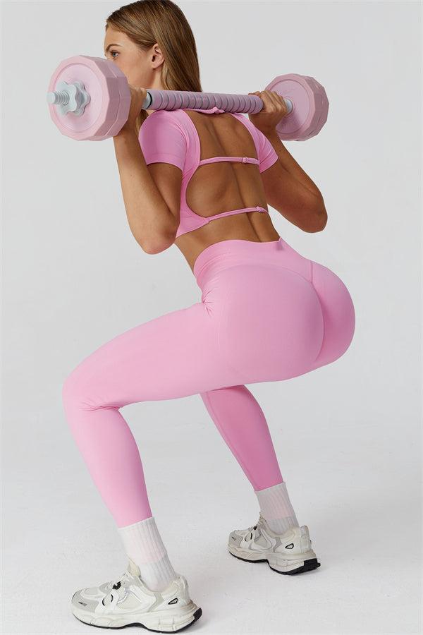 The Reign Crop Top Leggings 2-Piece Set