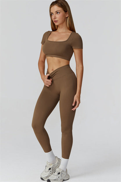 The Reign Crop Top Leggings 2-Piece Set