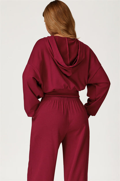 The Glacier Crop Hoodie Pants 2-Piece Set