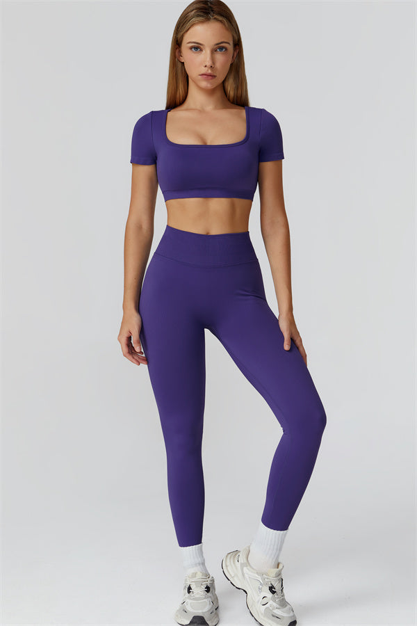 The Reign Crop Top Leggings 2-Piece Set