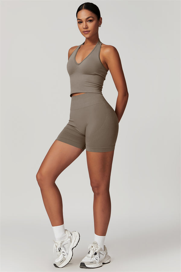 The Delight Halter Top Shorts 2-Piece Set