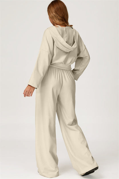 The Glacier Crop Hoodie Pants 2-Piece Set