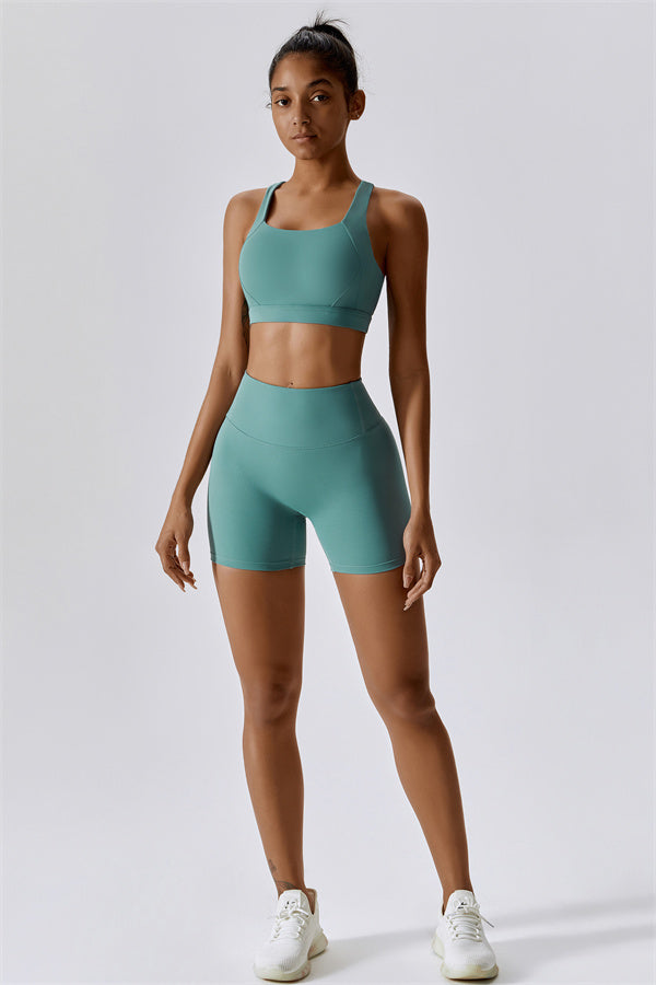 The Eloise Sports Bra Shorts 2-Piece Set