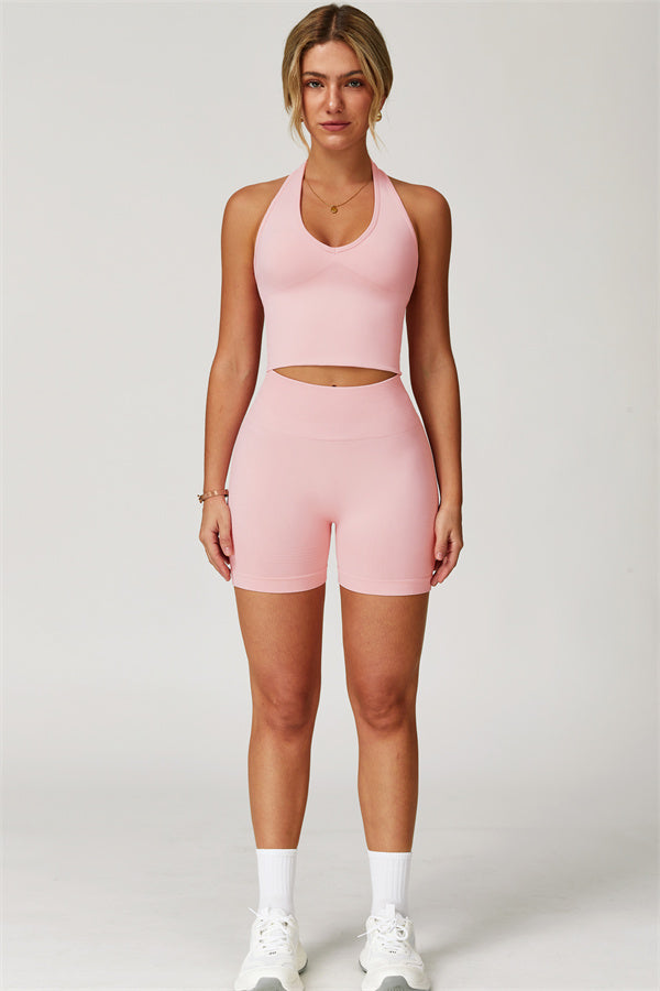 The Delight Halter Top Shorts 2-Piece Set