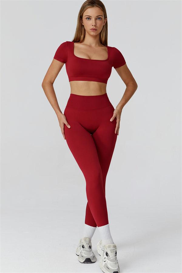 The Reign Crop Top Leggings 2-Piece Set