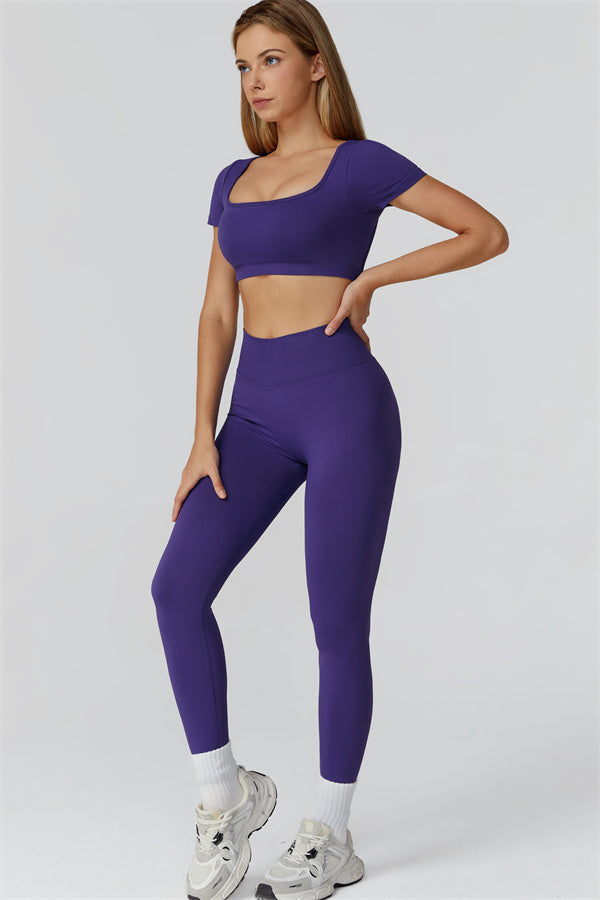 The Reign Crop Top Leggings 2-Piece Set