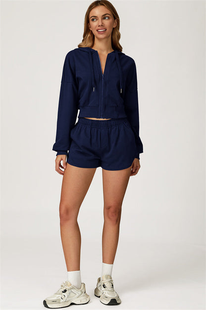 The Glacier Crop Hoodie