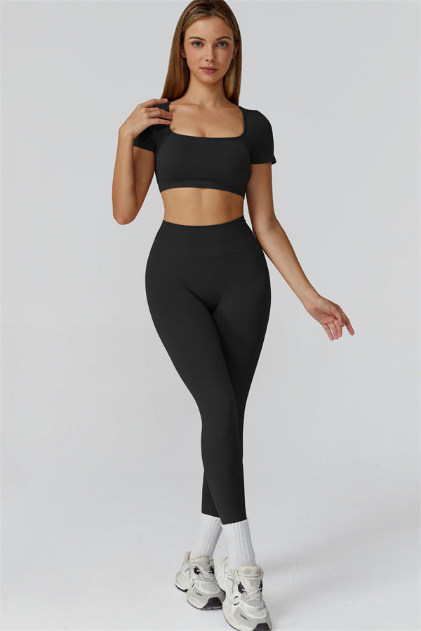 The Reign Crop Top Leggings 2-Piece Set
