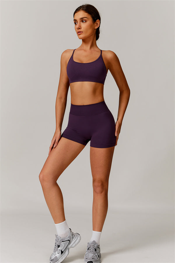 Nova Luxe Sports Bra Shorts 2-Piece Set