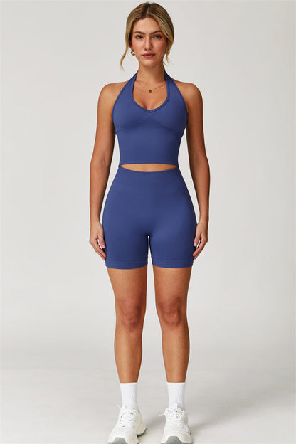 The Delight Halter Top Shorts 2-Piece Set