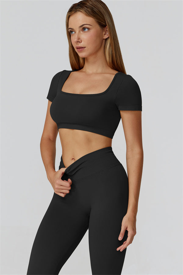 The Reign Crop Top Leggings 2-Piece Set