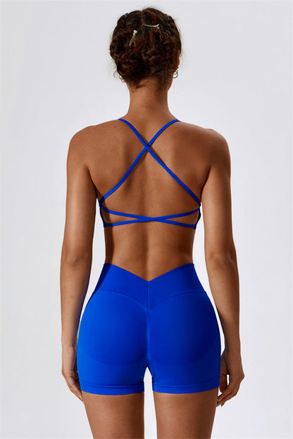 Nova Luxe Sports Bra Shorts 2-Piece Set