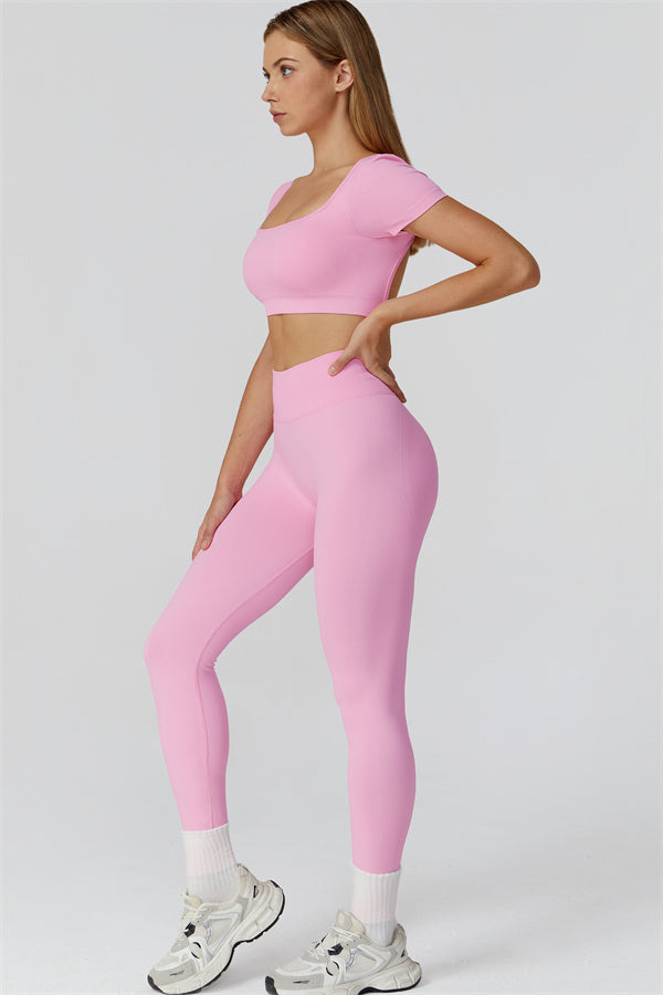The Reign Crop Top Leggings 2-Piece Set