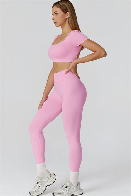 The Reign Crop Top Leggings 2-Piece Set