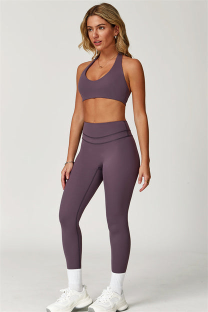 The Boost Halter Sports Bra Enigma Leggings 2-Piece Set