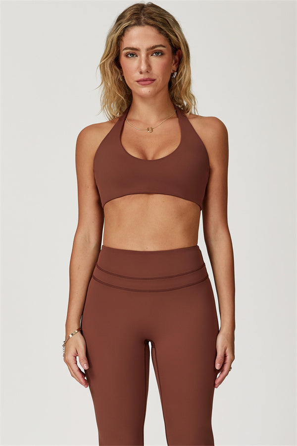 The Boost Halter Sports Bra Enigma Leggings 2-Piece Set