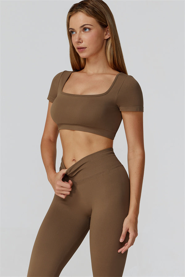 The Reign Crop Top Leggings 2-Piece Set